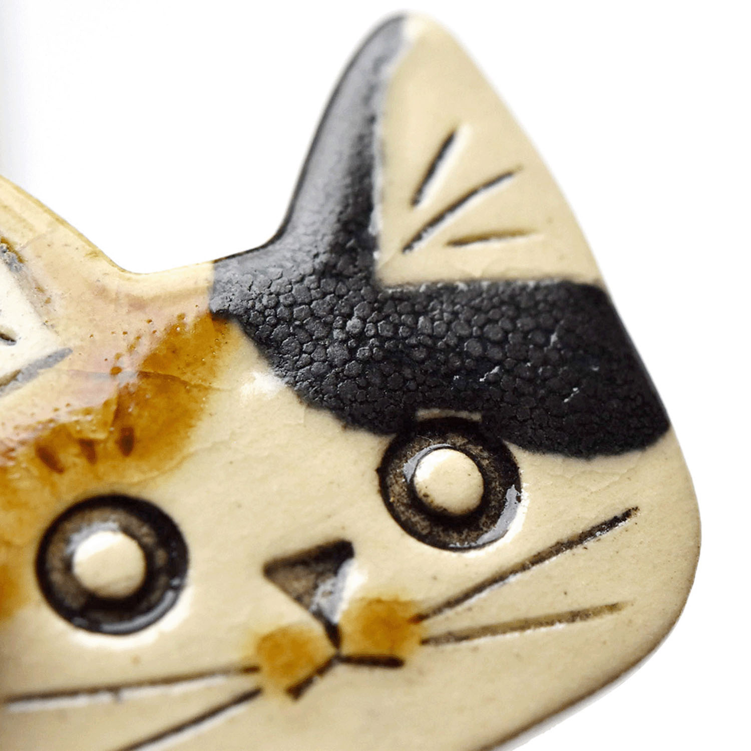 ORIDE ChiSE（おりでちせ）陶製ブローチ 猫 - 画像7