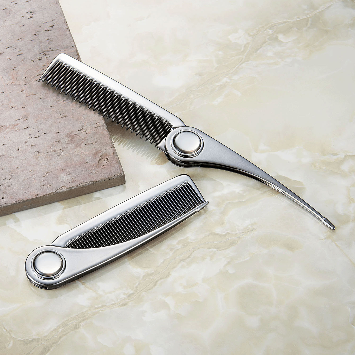 CHROME BEAUTE折りたたみサラツヤコーム - 画像1