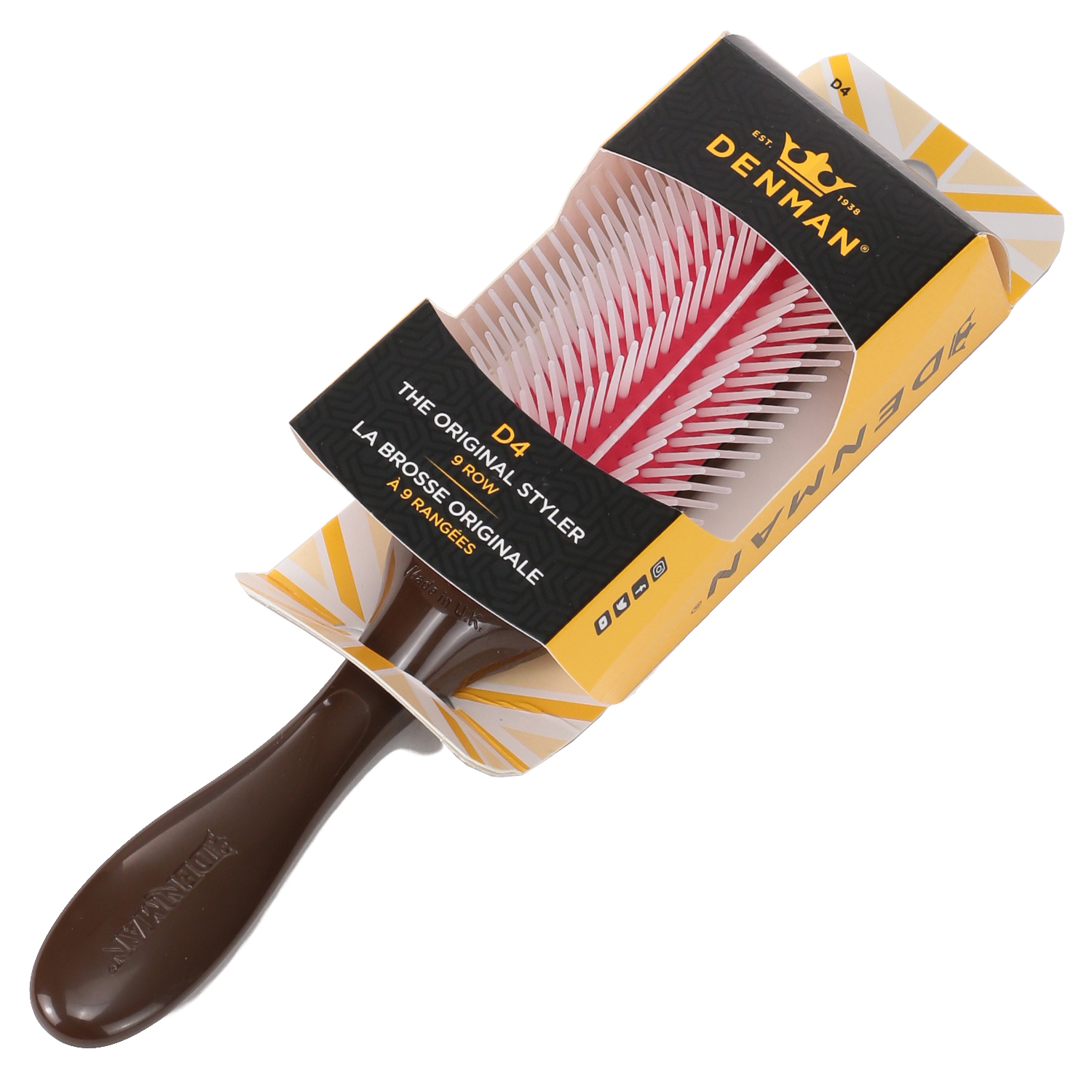 【パッケージ変更あり】デンマンブラシ 9行 - 画像1