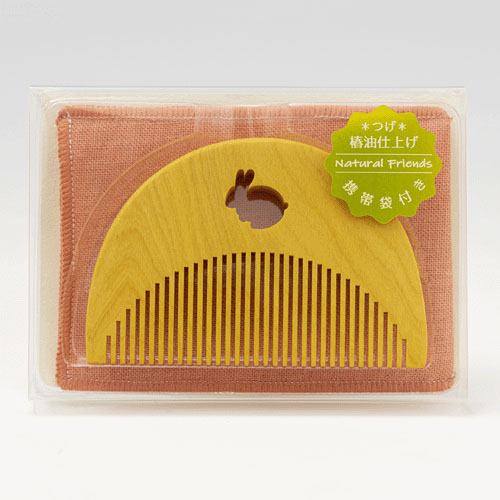 Natural Friends つげのくし うさぎ - 画像1