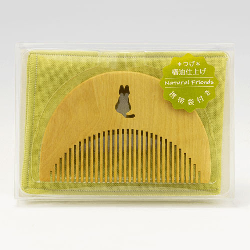 Natural Friends つげのくし ねこ - 画像1