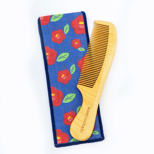 美麗椿 手つきくし小 携帯袋付き - 画像3