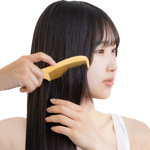 美麗椿 手つきくし小 携帯袋付き - 画像7