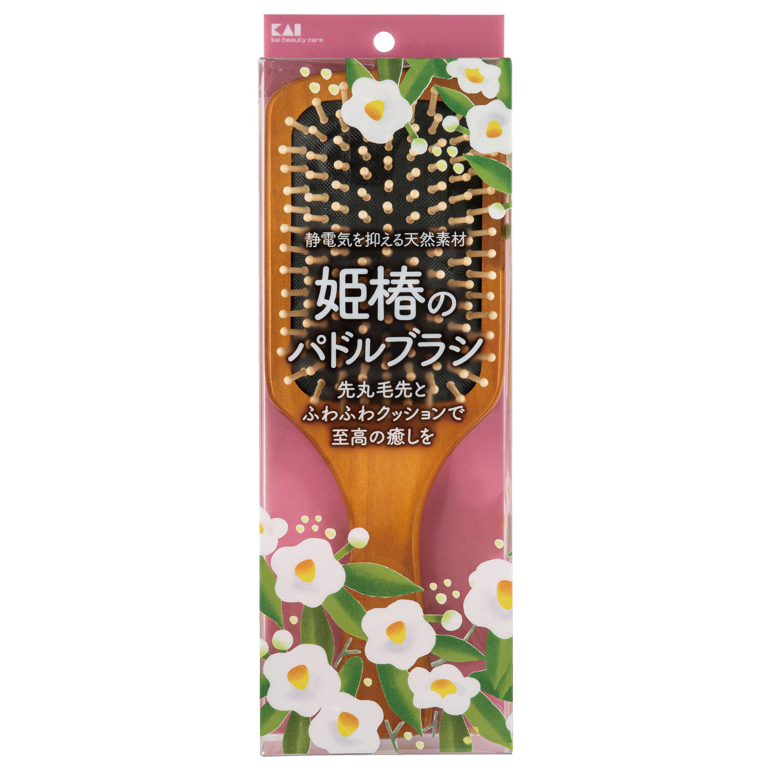 【4月1日～価格変更】姫椿のパドルブラシ - 画像1