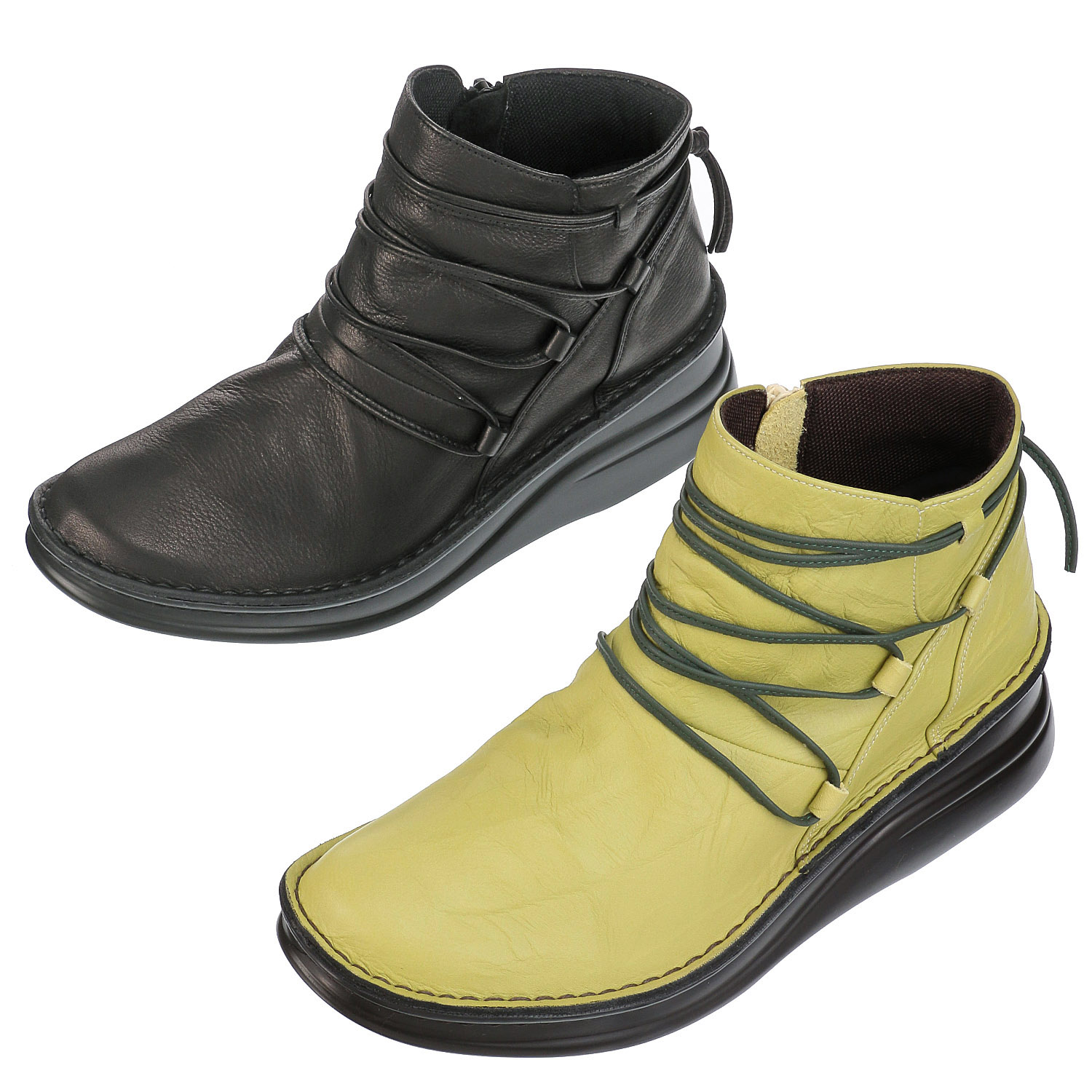 Puts レースアップ風ブーツ7037 - 画像1