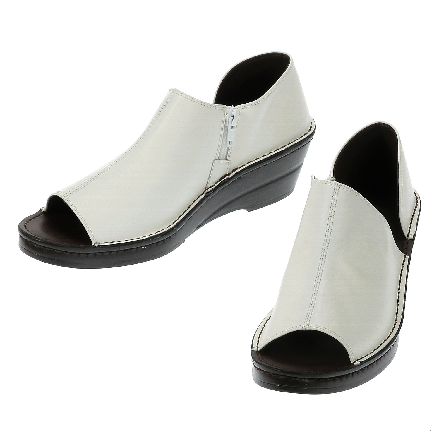 SPORTS NINE 前空きウェッジシューズ265－3273 - 画像2