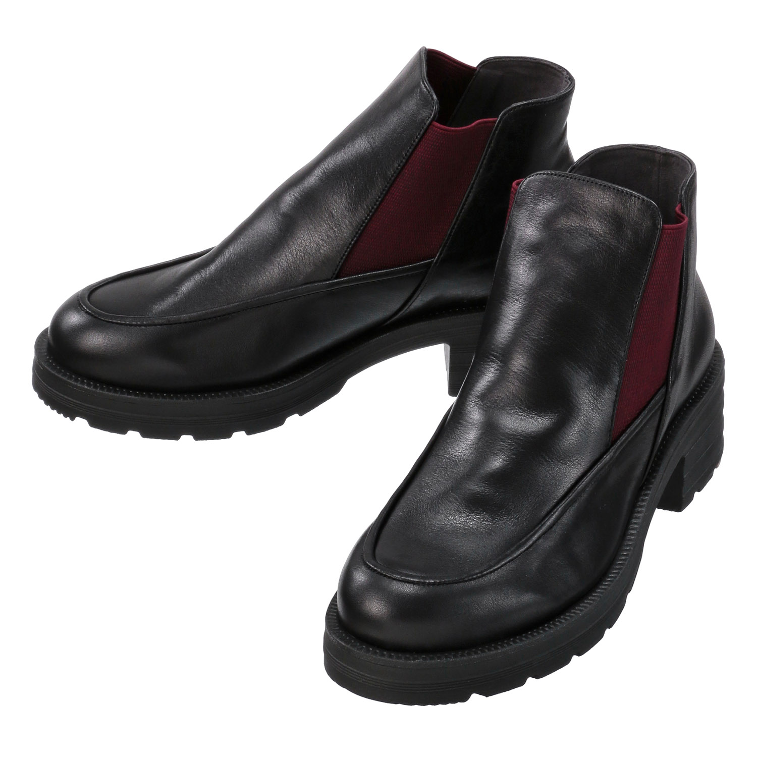 【好評・サイドゴアブーツ】FREE TIME 厚底サイドゴアブーツ 8703 - 画像2