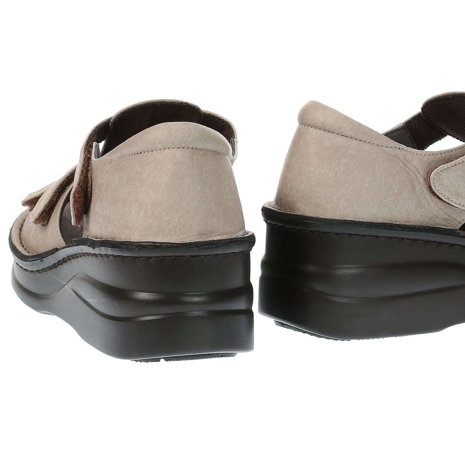 Puts 踵付きレザーサンダル 4245 - 画像4