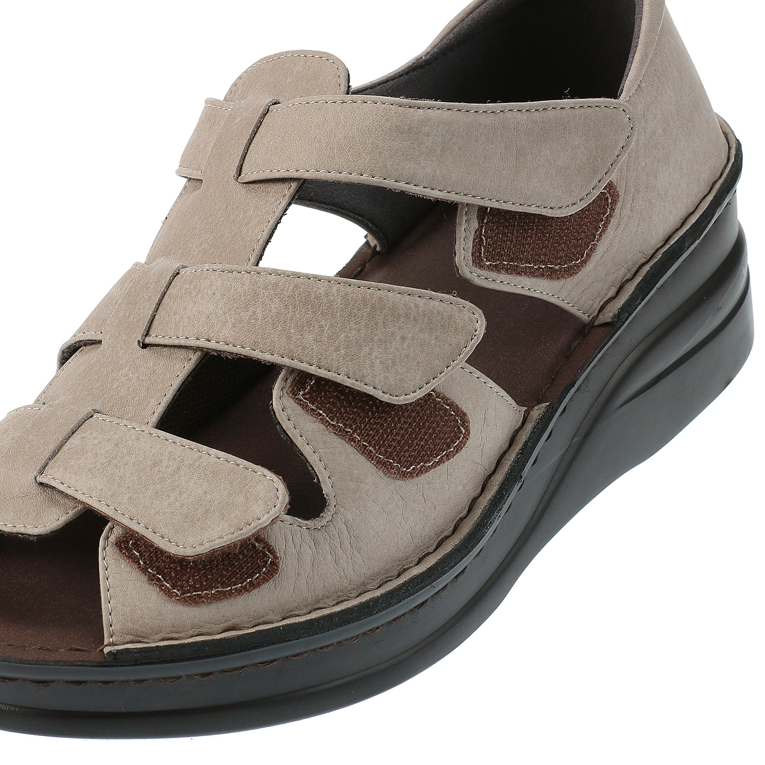 Puts 踵付きレザーサンダル 4245 - 画像6