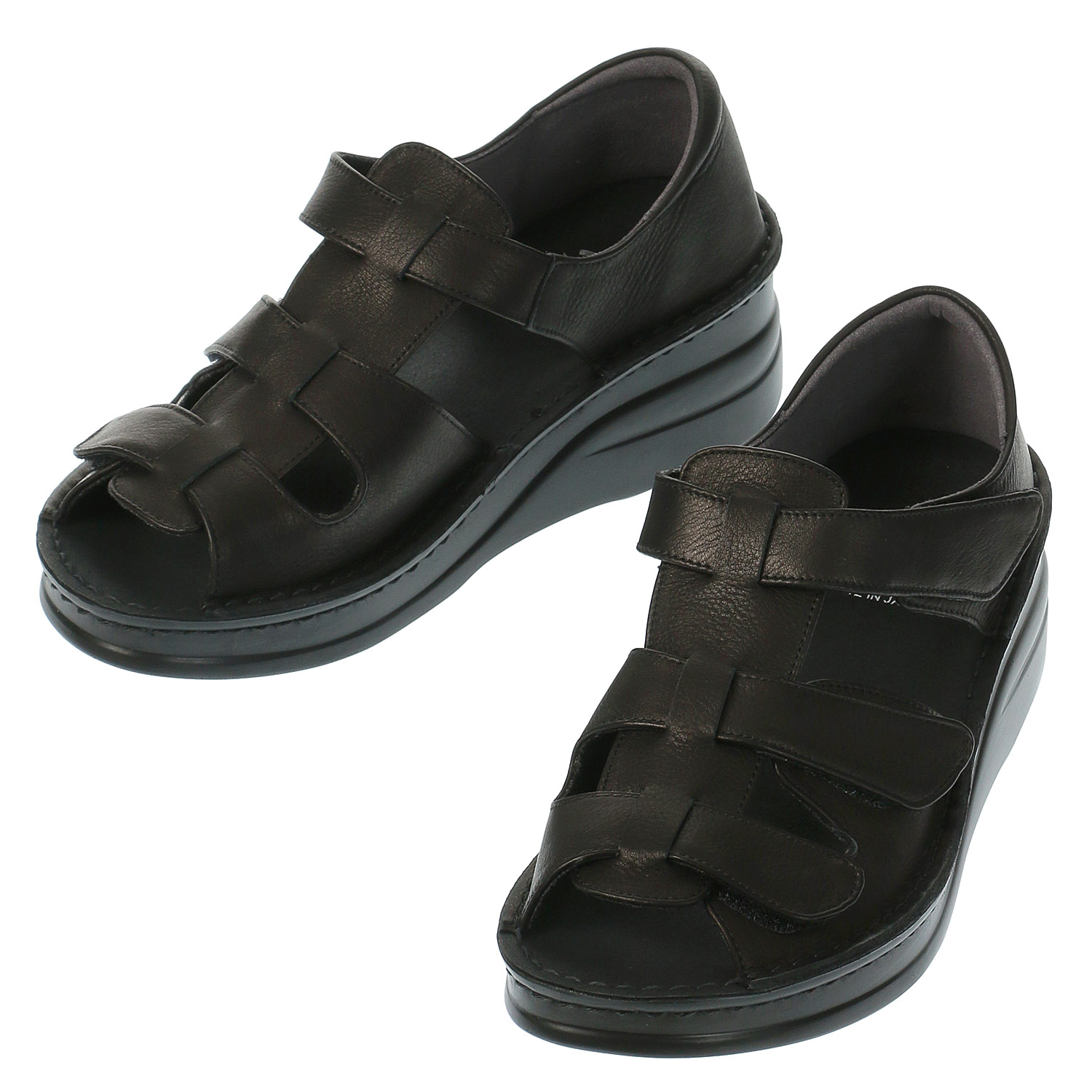 Puts 踵付きレザーサンダル 4245 - 画像7