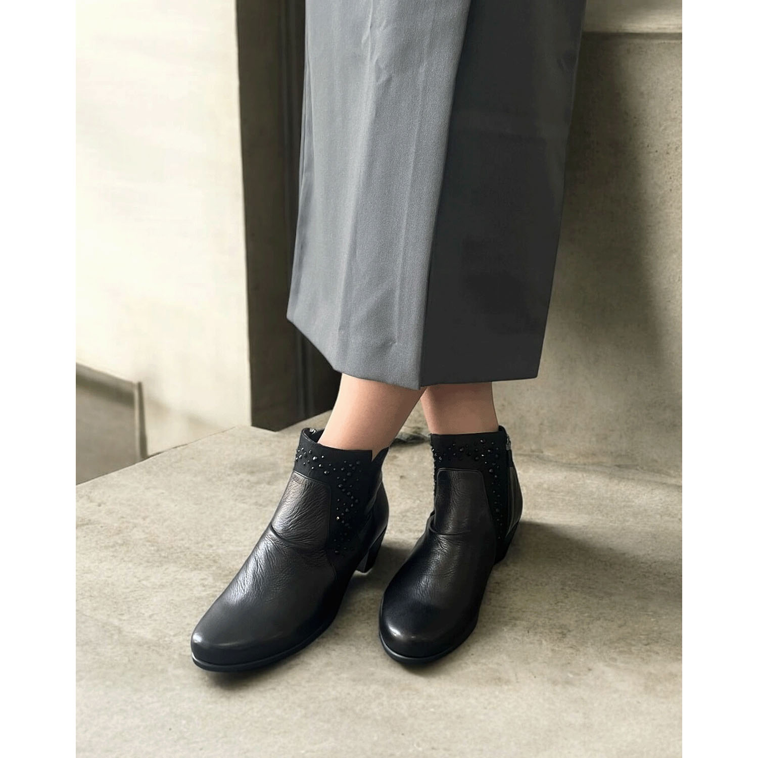 Monet ラインストーンブーツ 88982 - 画像2