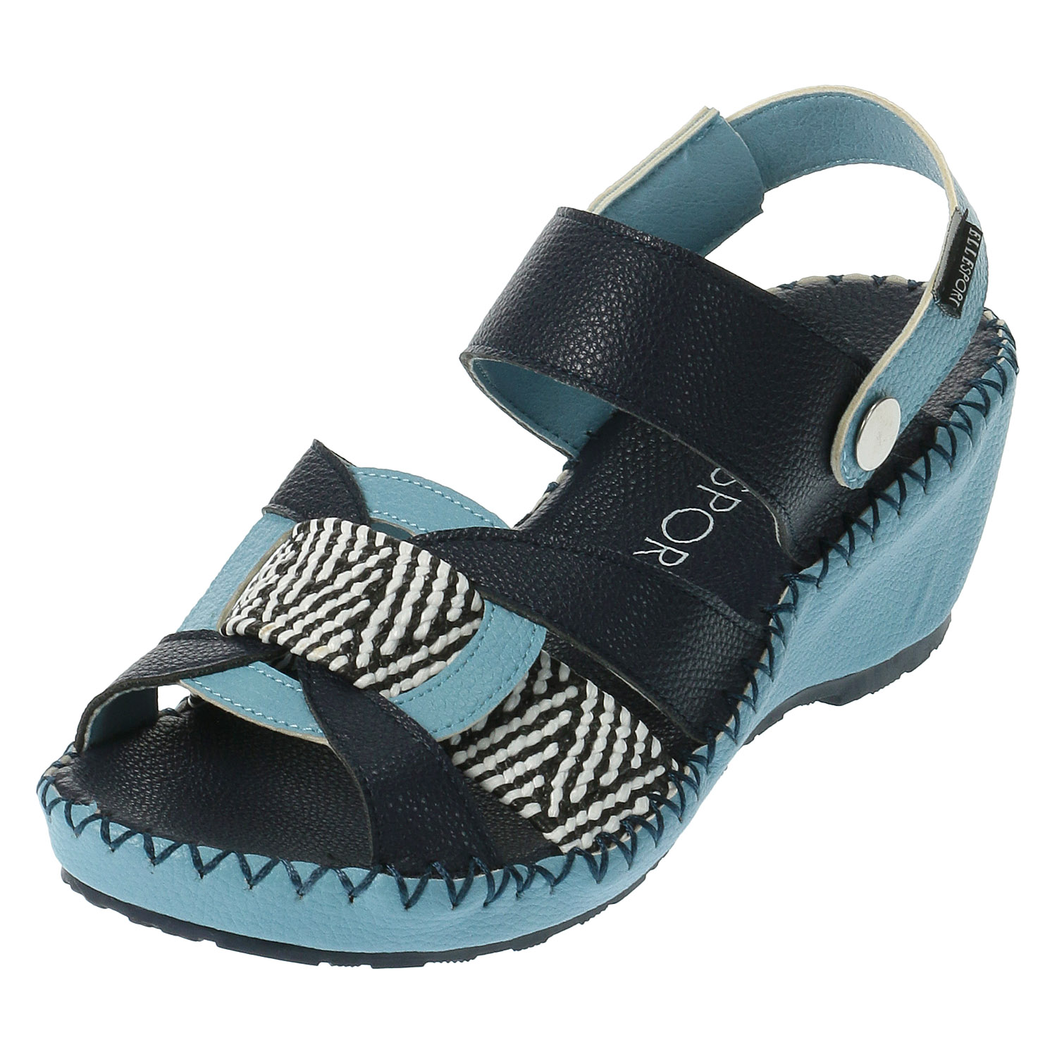 ELLE SPORT 2WAYウェッジサンダル ESP12742 - 画像7