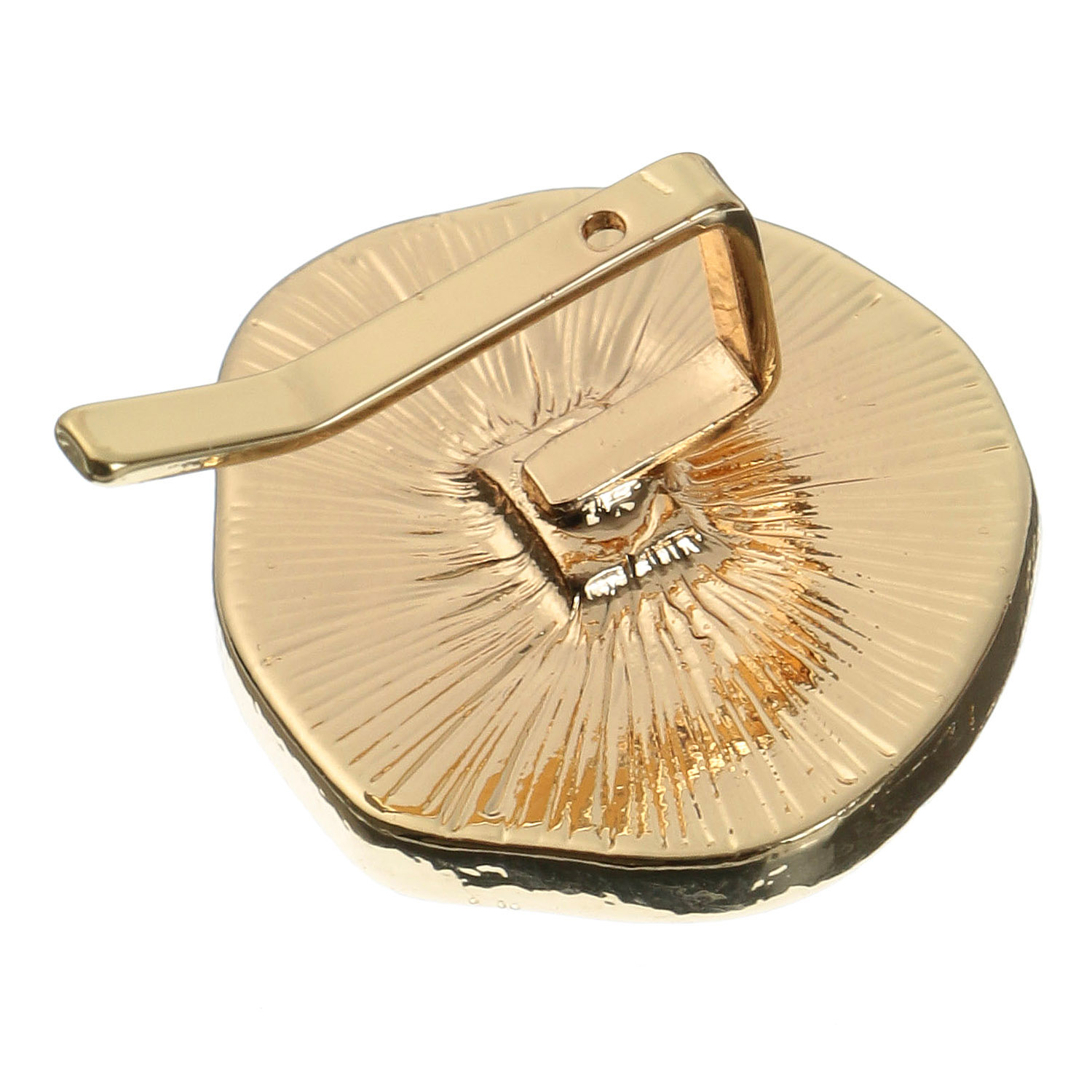 ブルーレジンフラワーヘアカフ - 画像2