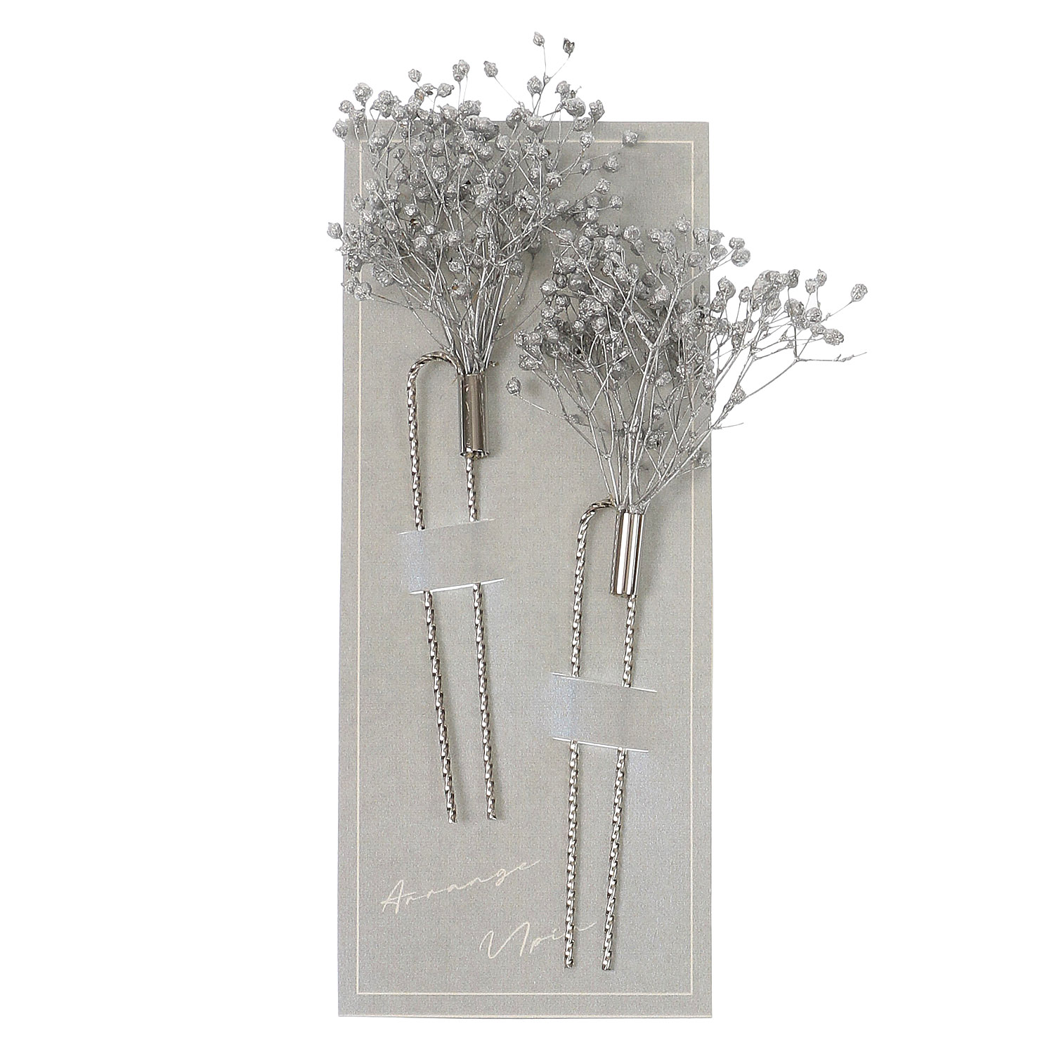 ドライフラワーUピン2本セット - 画像2