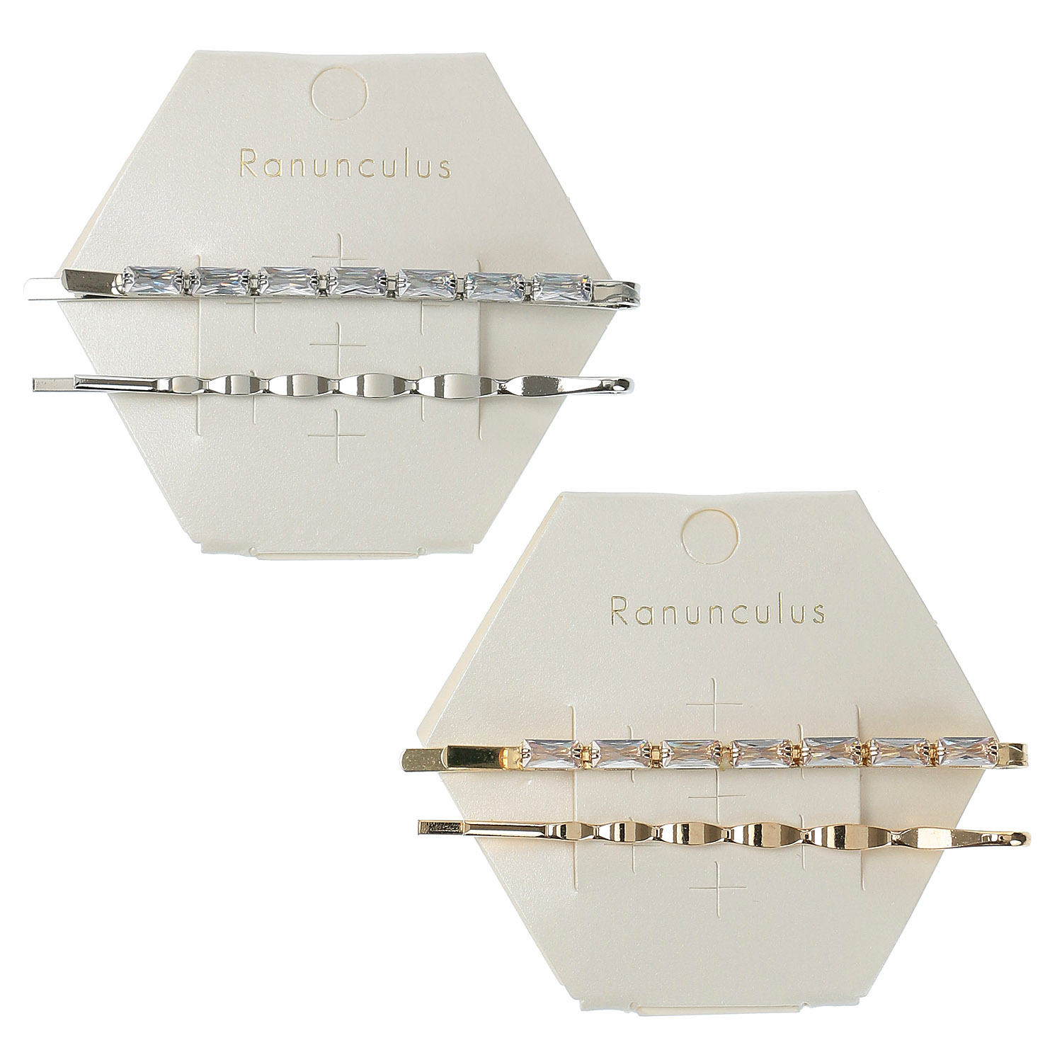 ラインストーンセットピン