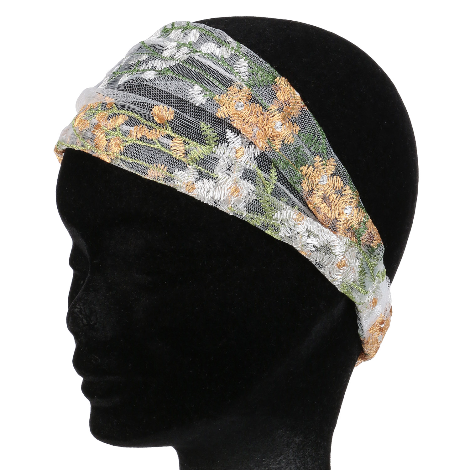 花刺繍チュールカチューム - 画像2