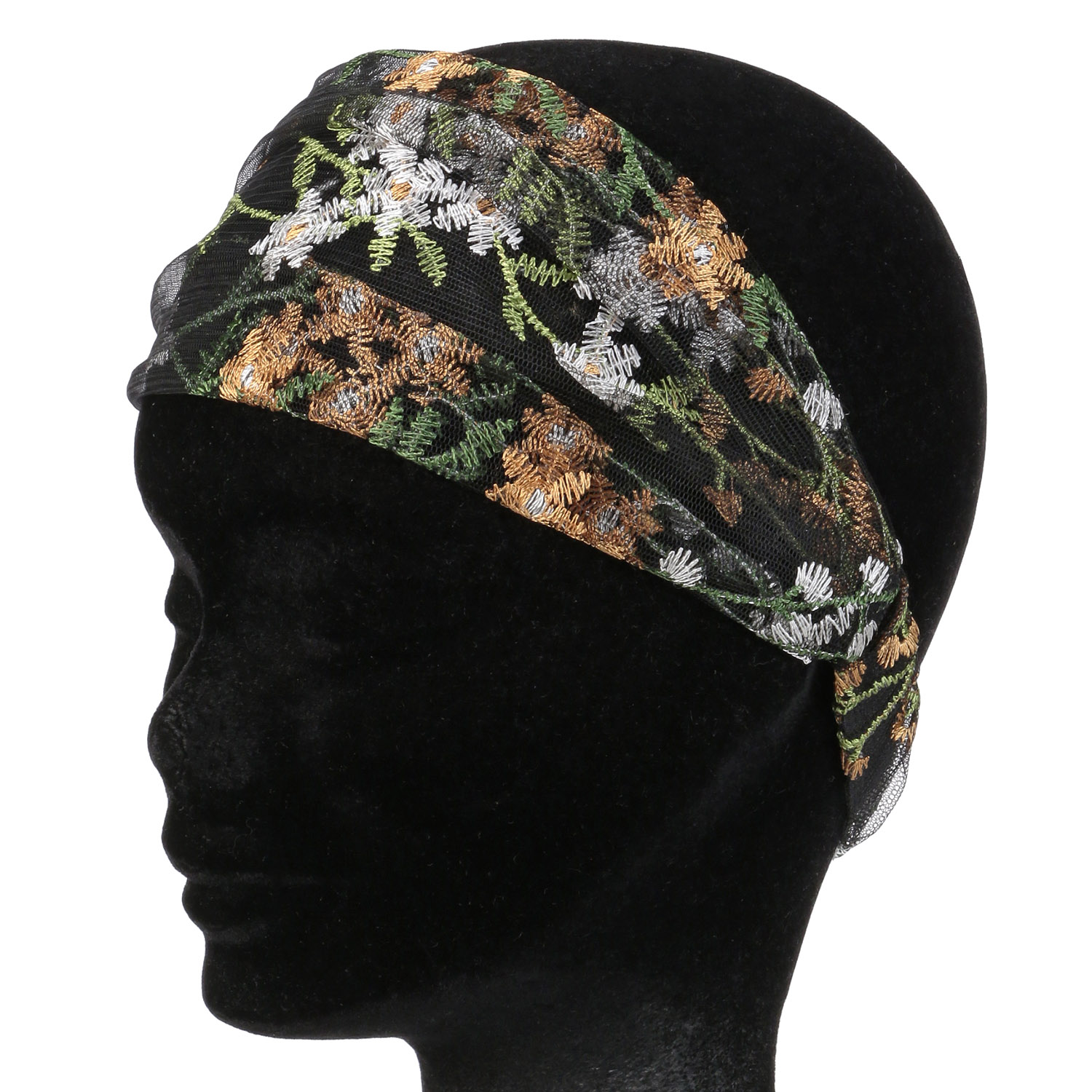 花刺繍チュールカチューム - 画像3