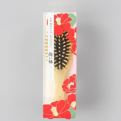 結い椿 本つげブラシ Lサイズ - 画像1