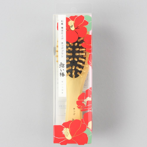 結い椿 本つげブラシ Sサイズ