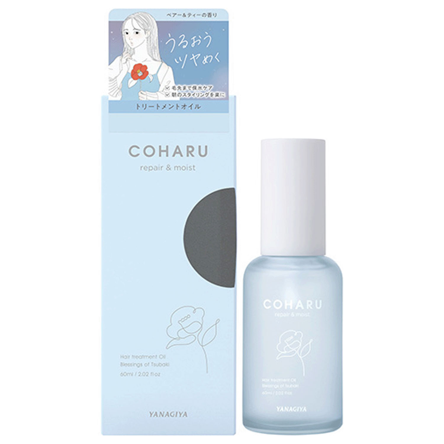 【予約可能品】COHARU トリートメントオイル ＜リペア＆モイスト＞ - 画像1