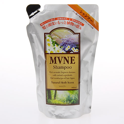 MVNE シャンプー ナチュラルハーブの香り つめかえ用 - 画像1