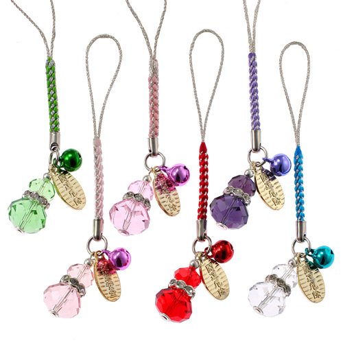 クリスタル瓢箪根付 - 画像1