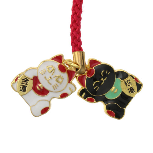 福あわせ根付 招き猫 - 画像2