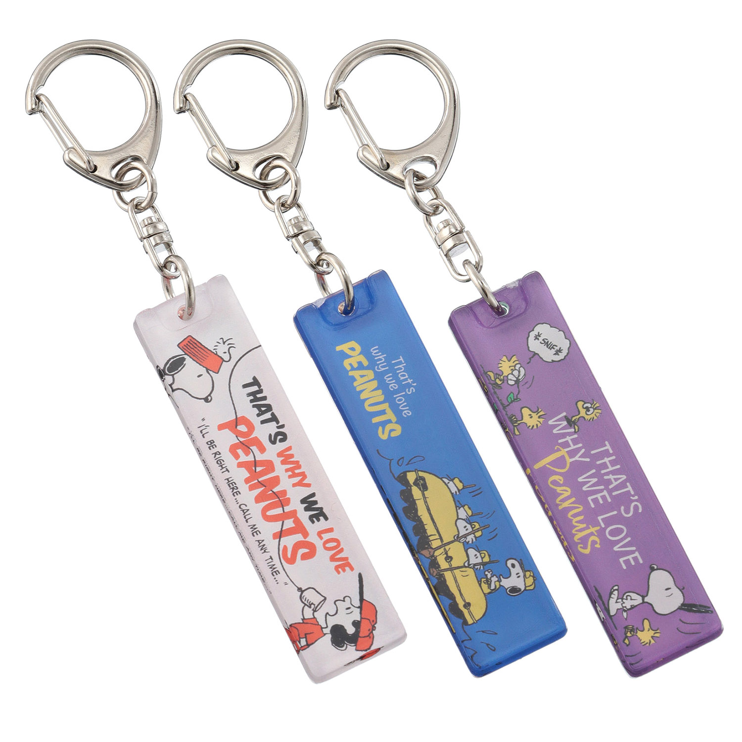 ピーナッツアクリルスティックキーホルダー - 画像1