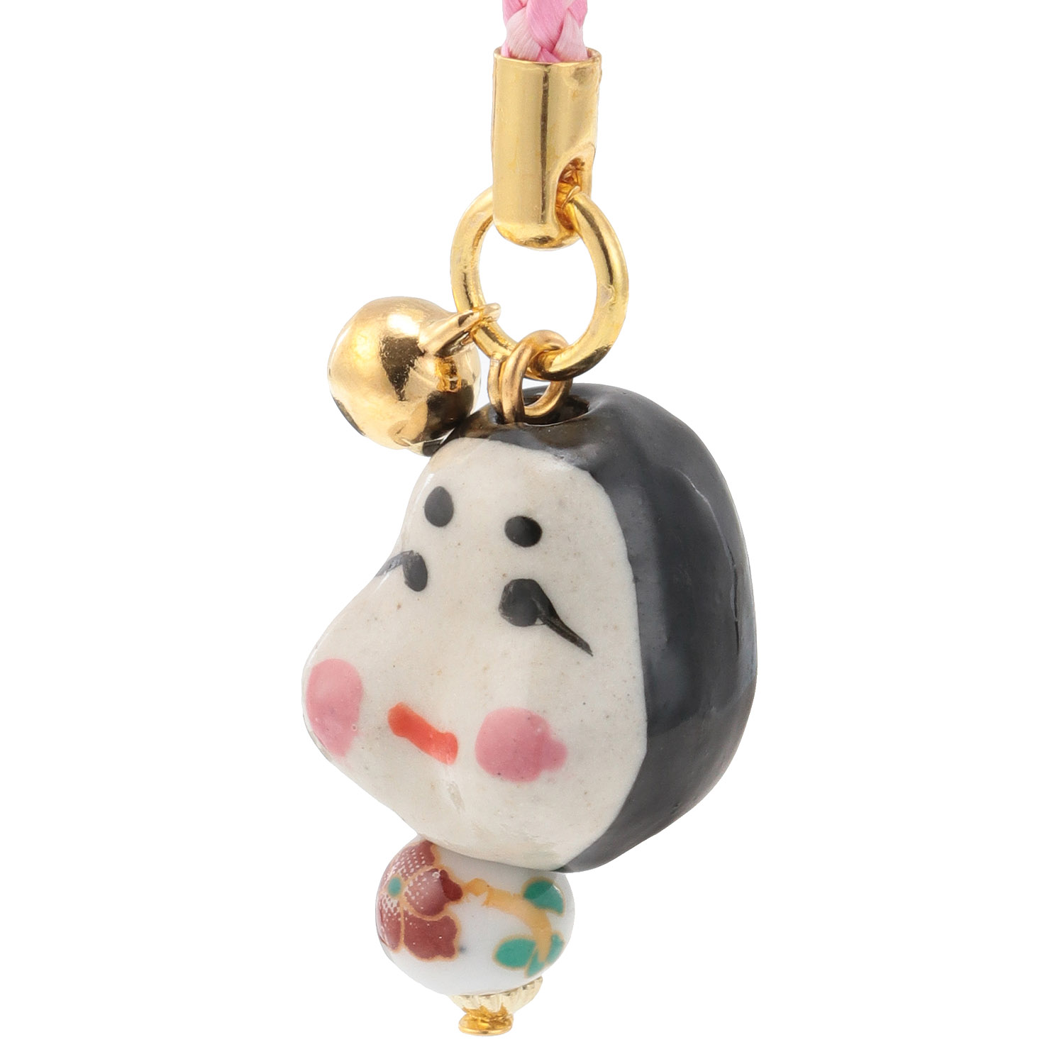 陶器 おかめひょっとこ根付 - 画像2