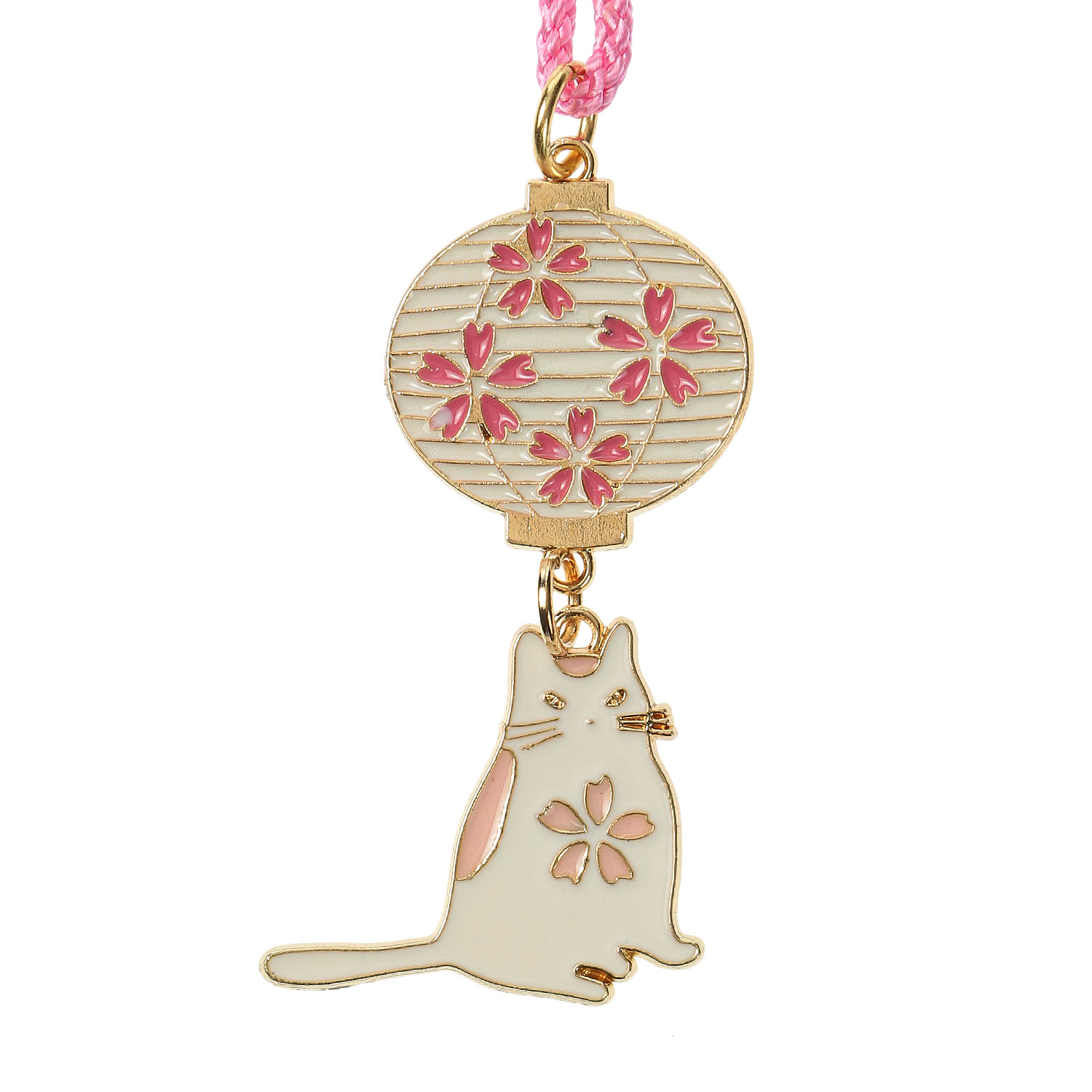 桜提灯猫ストラップ - 画像2