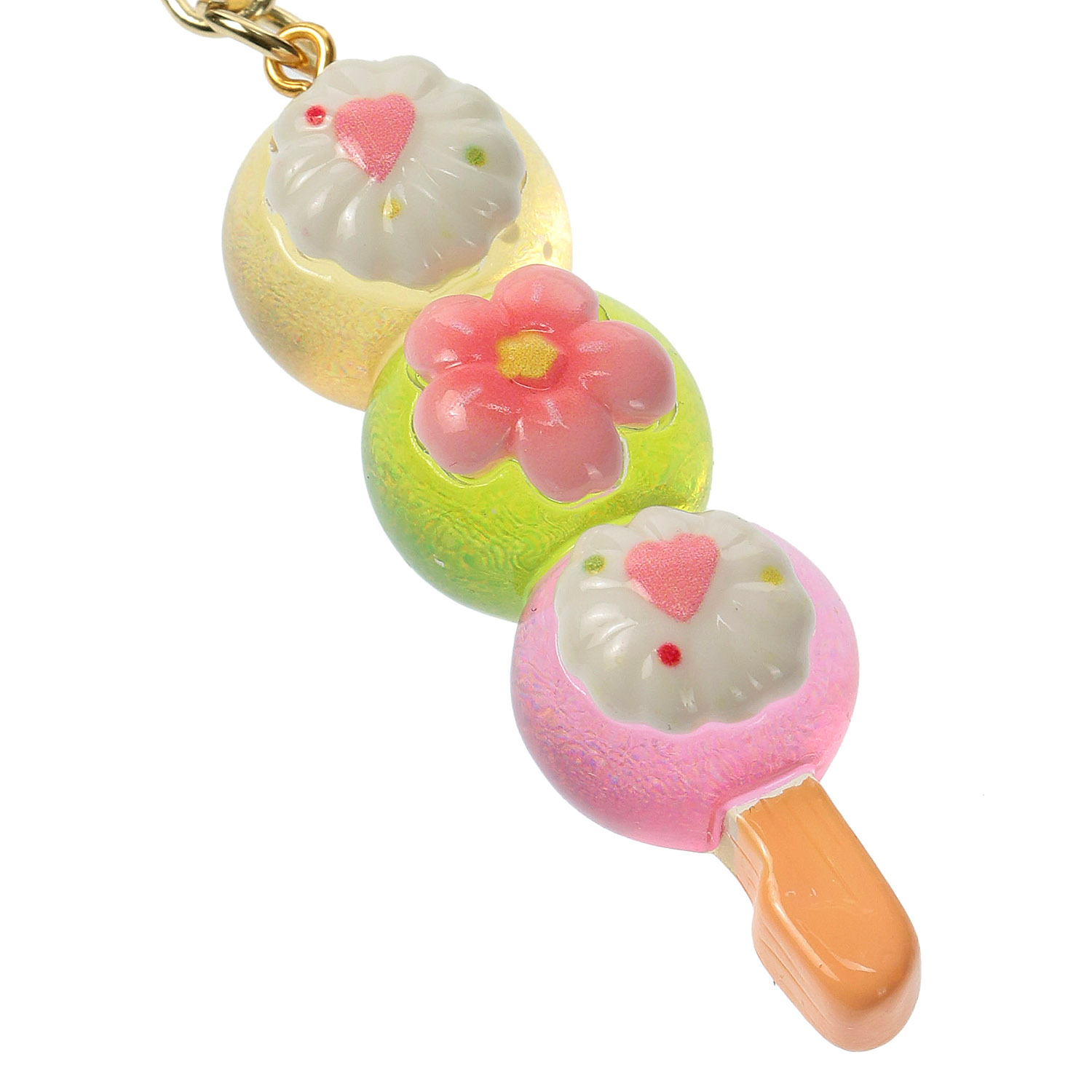 桜柄 花よりだんごキーホルダー アソート - 画像2