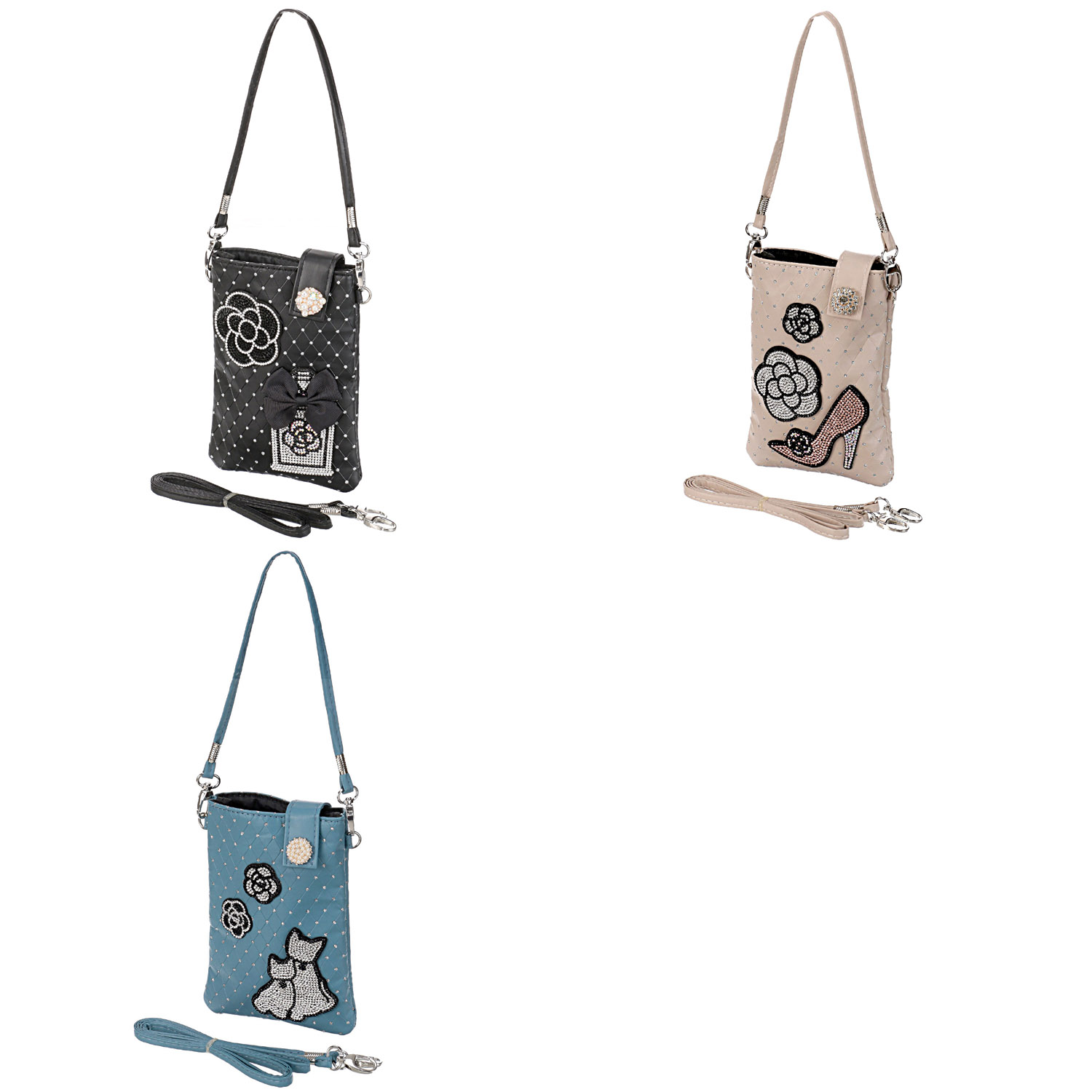 ストーンスマホポシェット