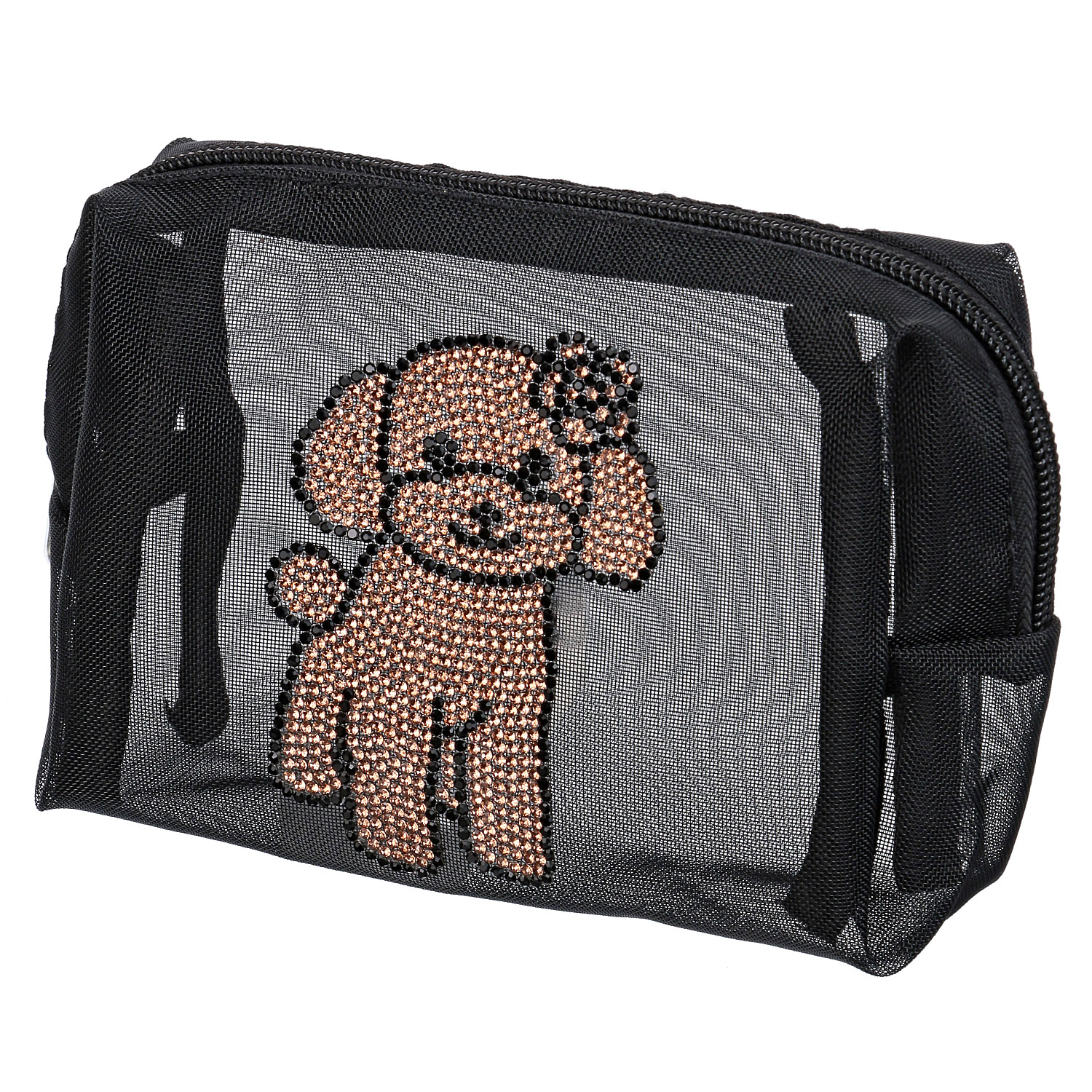 きらきらデコレーションメッシュポーチ - 画像4