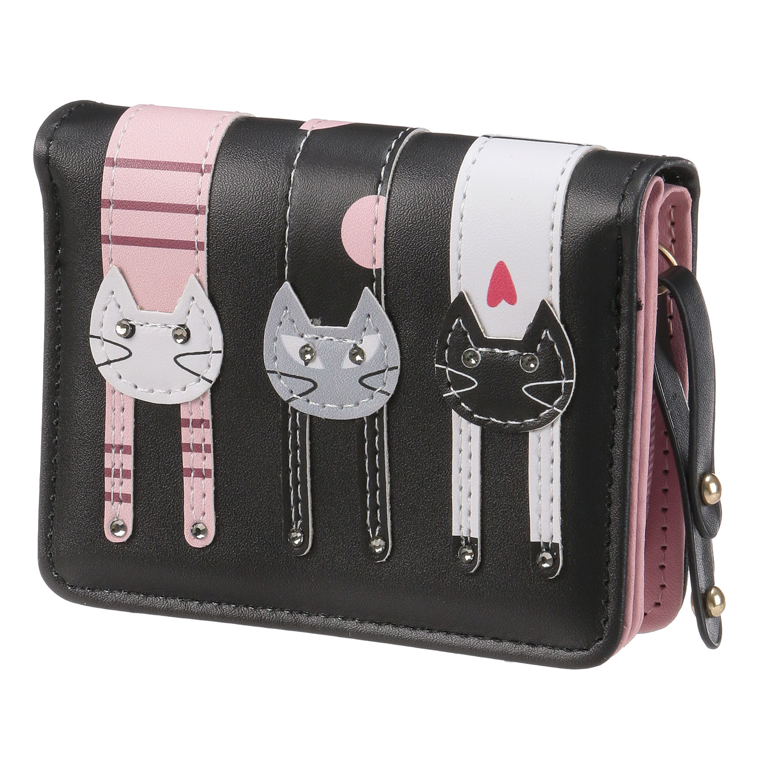 猫二つ折り財布 - 画像2