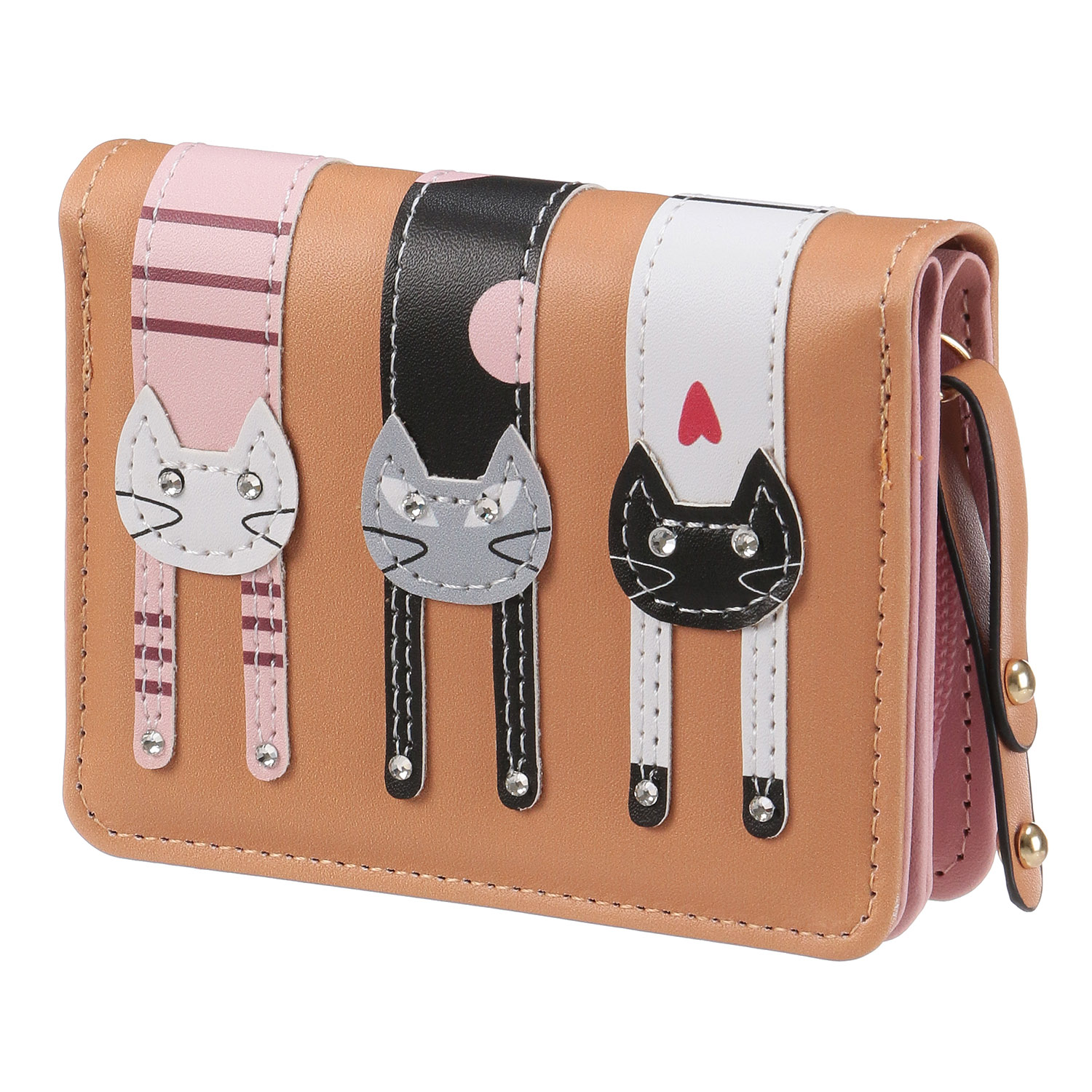 猫二つ折り財布 - 画像6