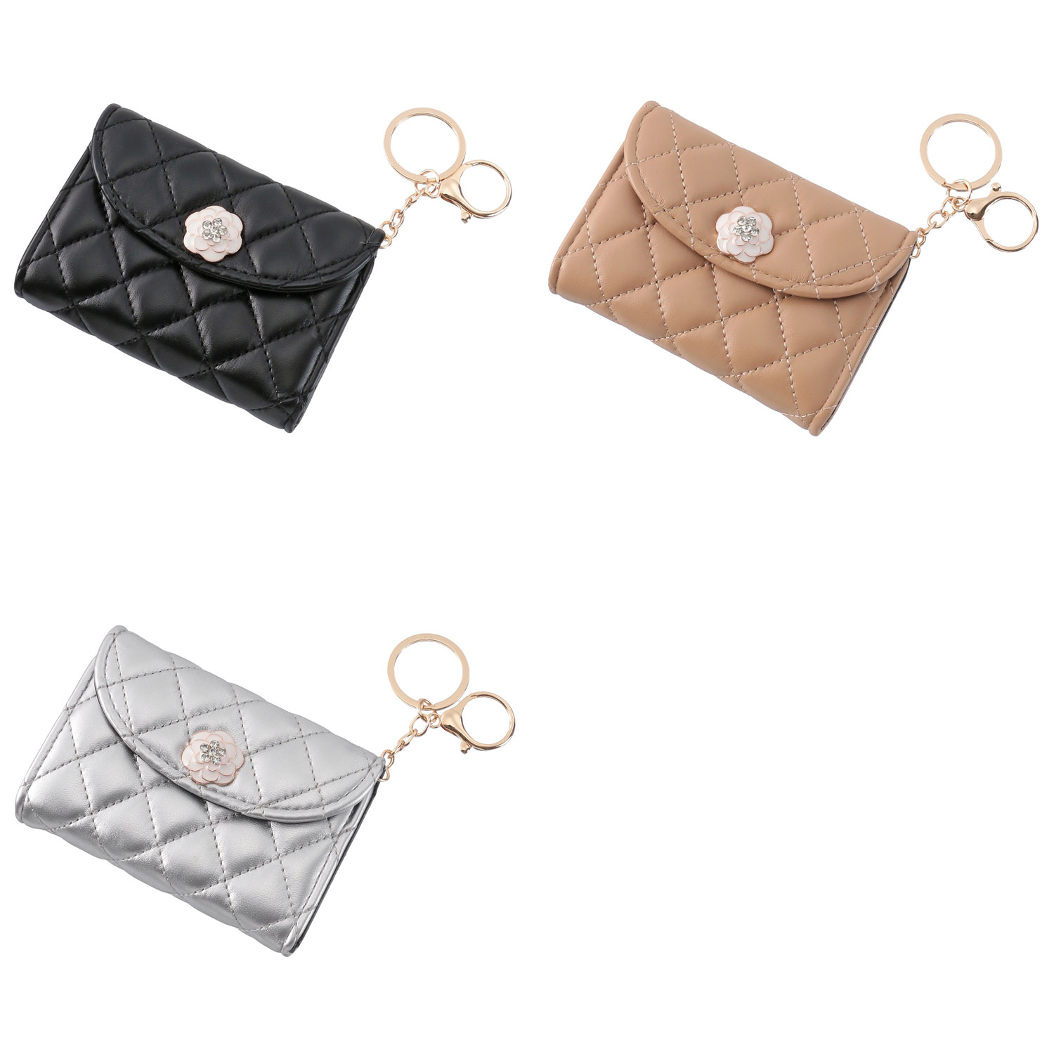 キルティングジャバラカードケース