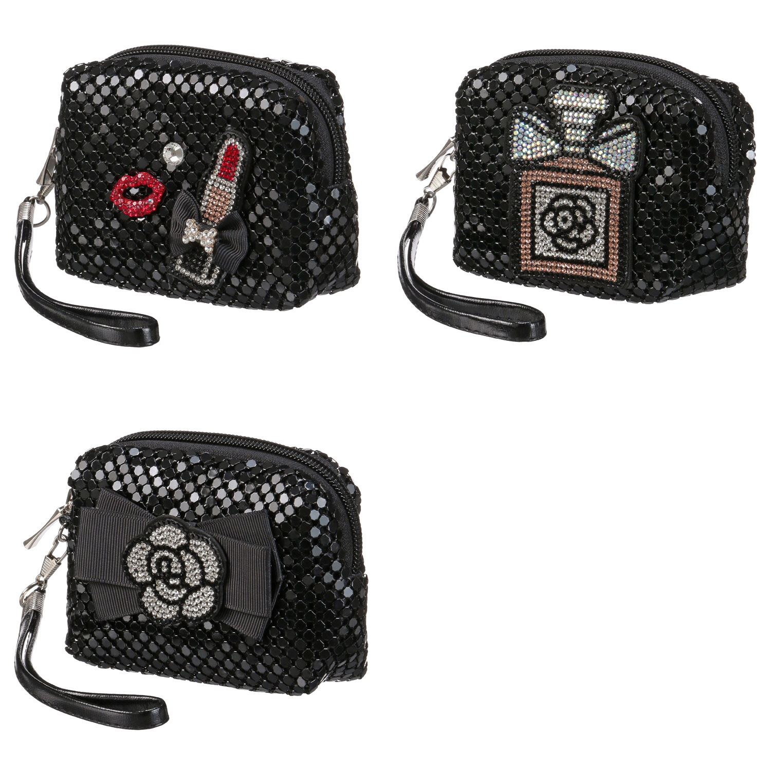 【00－02は在庫限りで終了】デコレーショメタルメッシュポーチ - 画像1