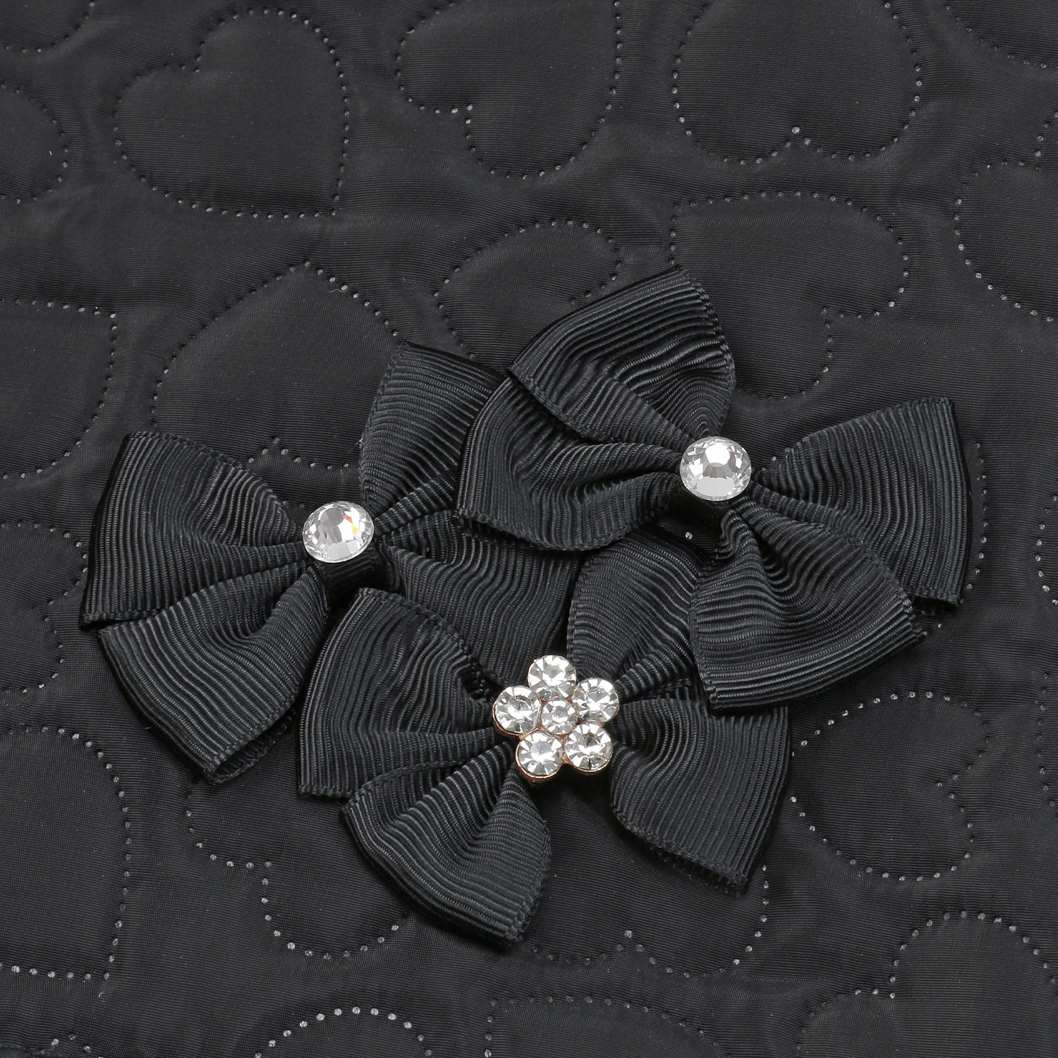 デコレーションハートキルティングA4トートバッグ - 画像6