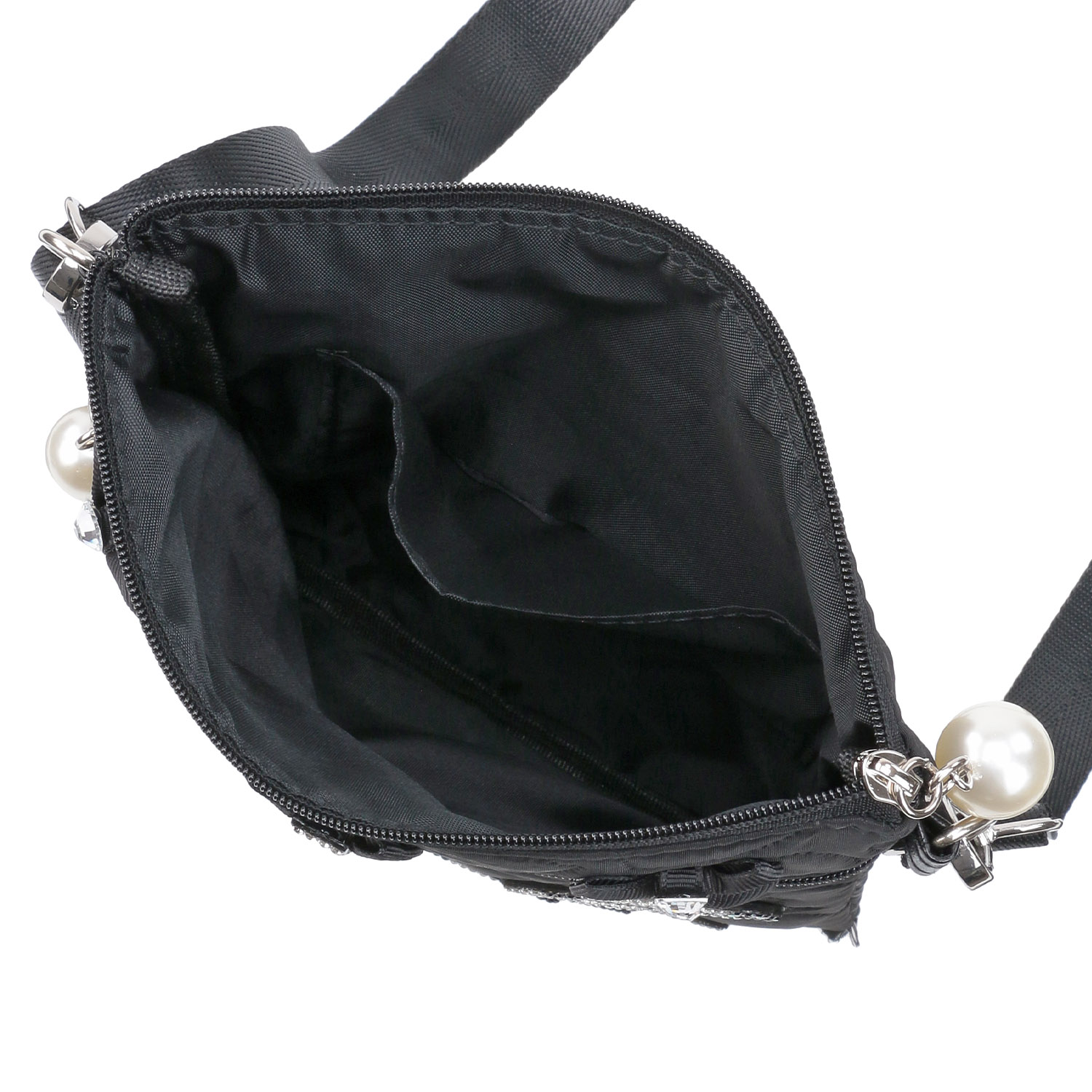 デコレーションハートキルティングWファスナーポシェット - 画像4