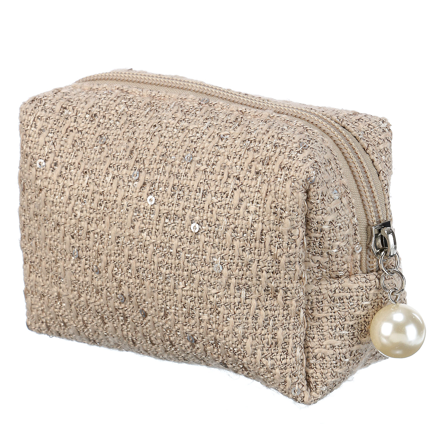 デコレーションツイードポーチM - 画像6