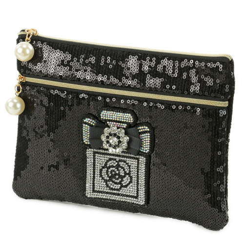 スパンコールWファスナーポ－チ - 画像5