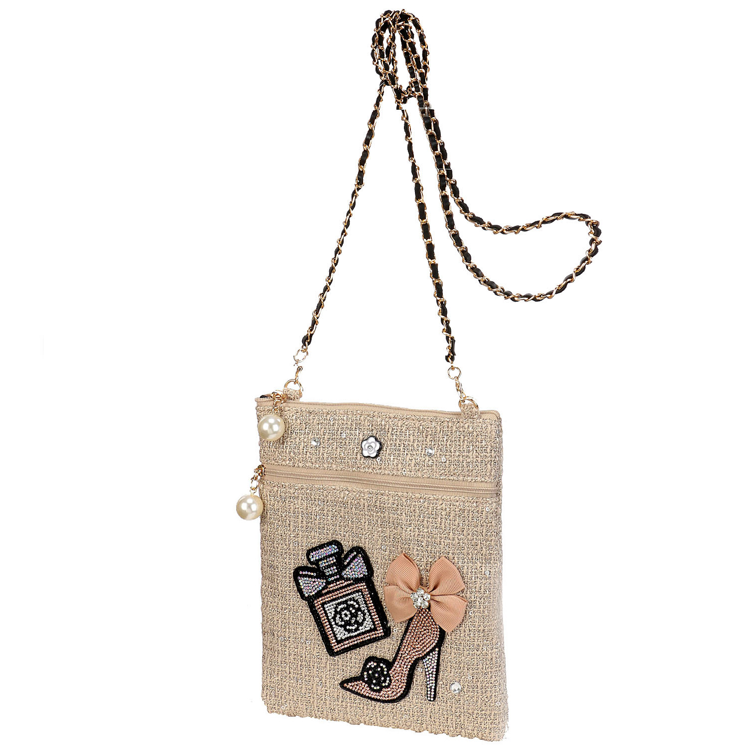 デコレーションツイードポシェット - 画像3