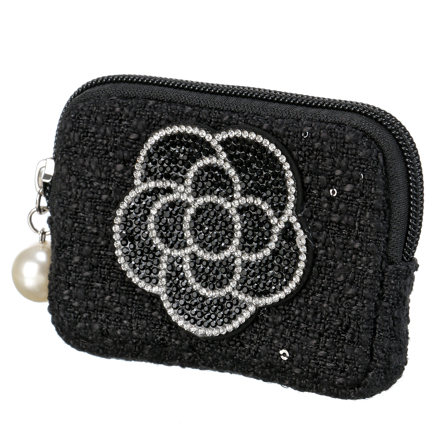 デコレーションツイードミニポーチ - 画像2