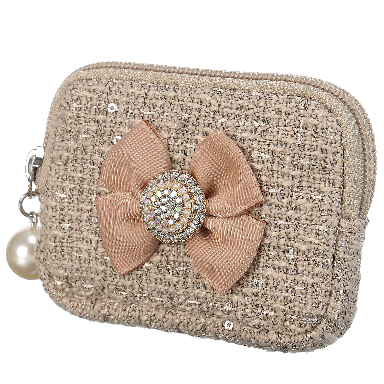 デコレーションツイードミニポーチ - 画像8