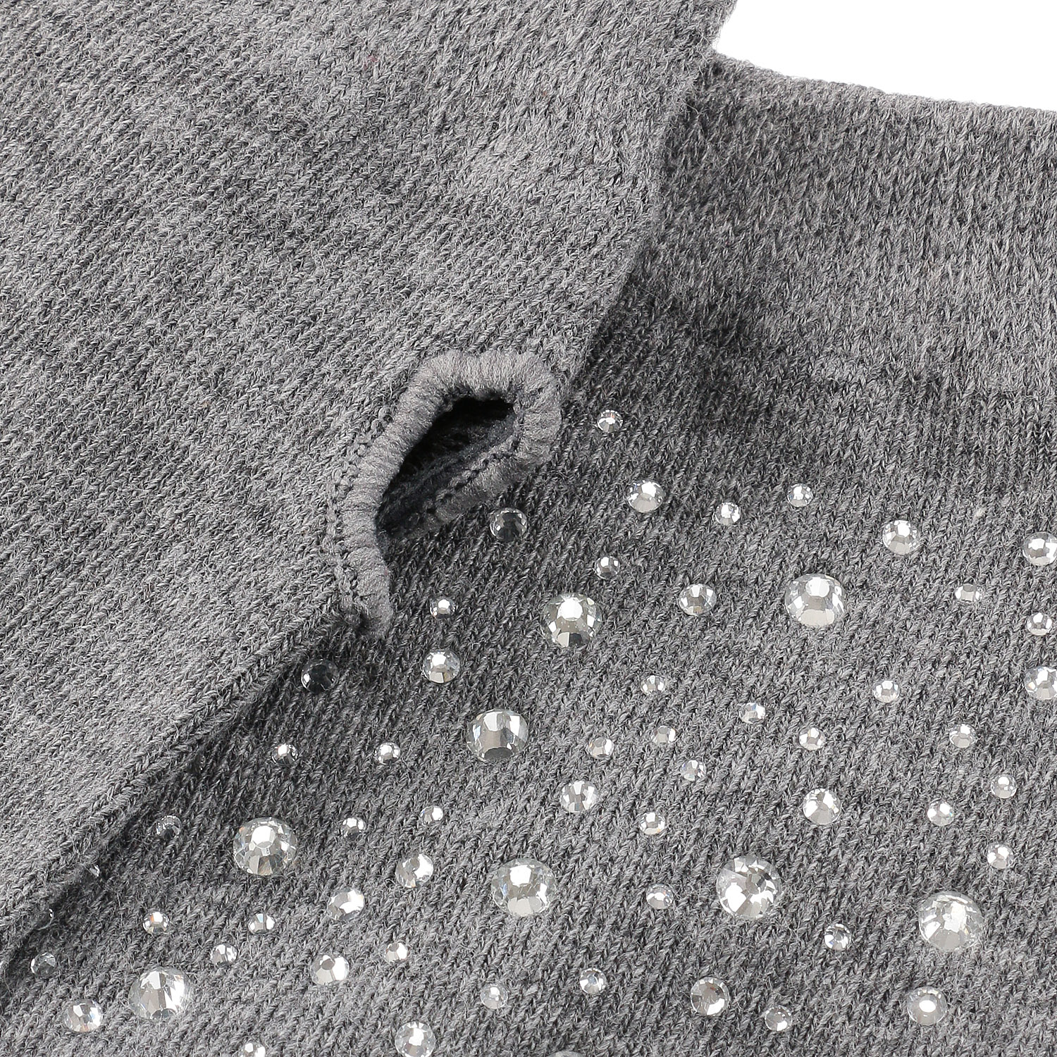 キラキラ指無し手袋 ストーン - 画像2