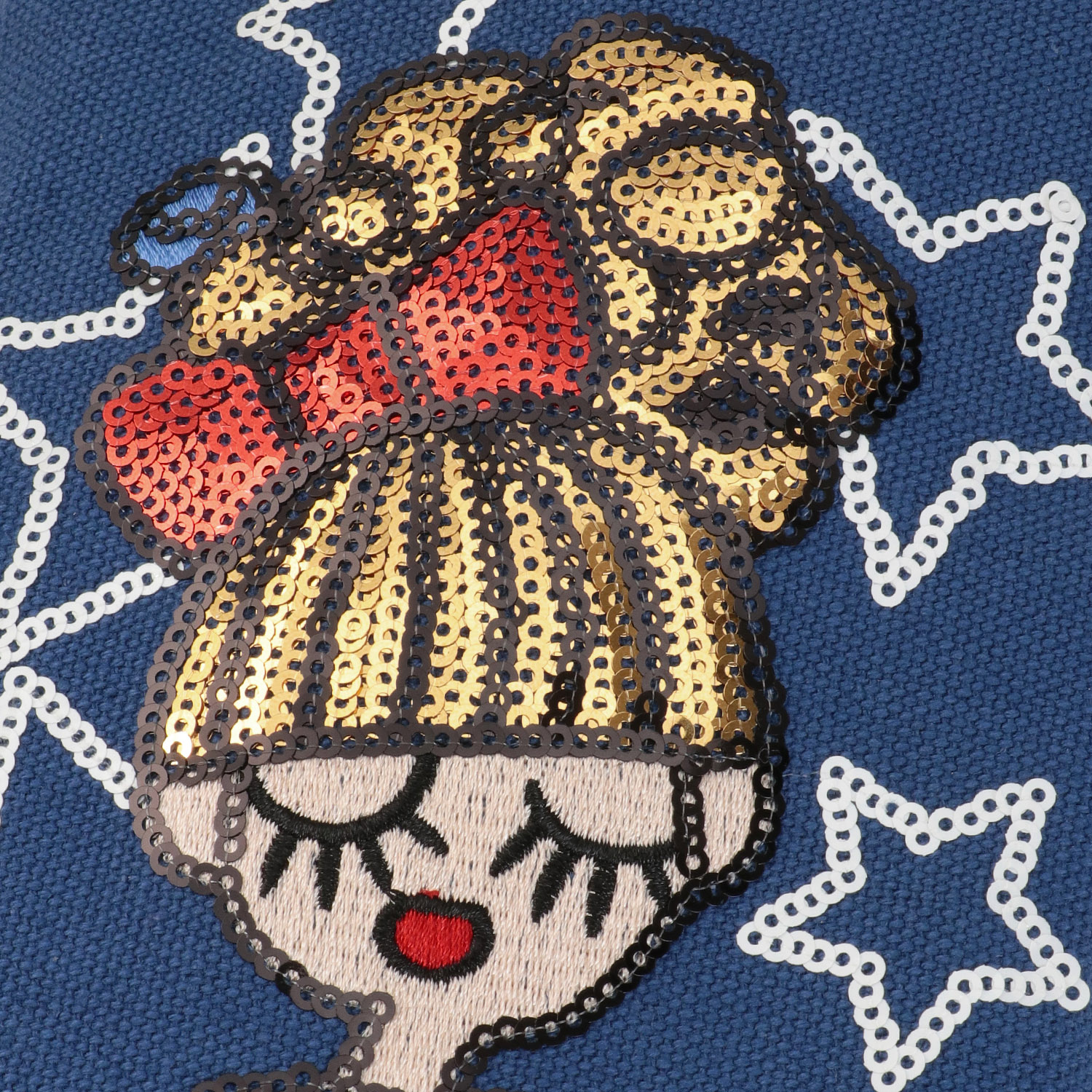 女の子 デニム風スマホショルダ－ - 画像6