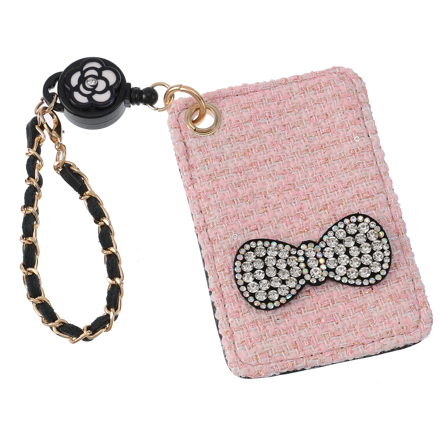 デコレーション カラフルツイードパスケース - 画像2