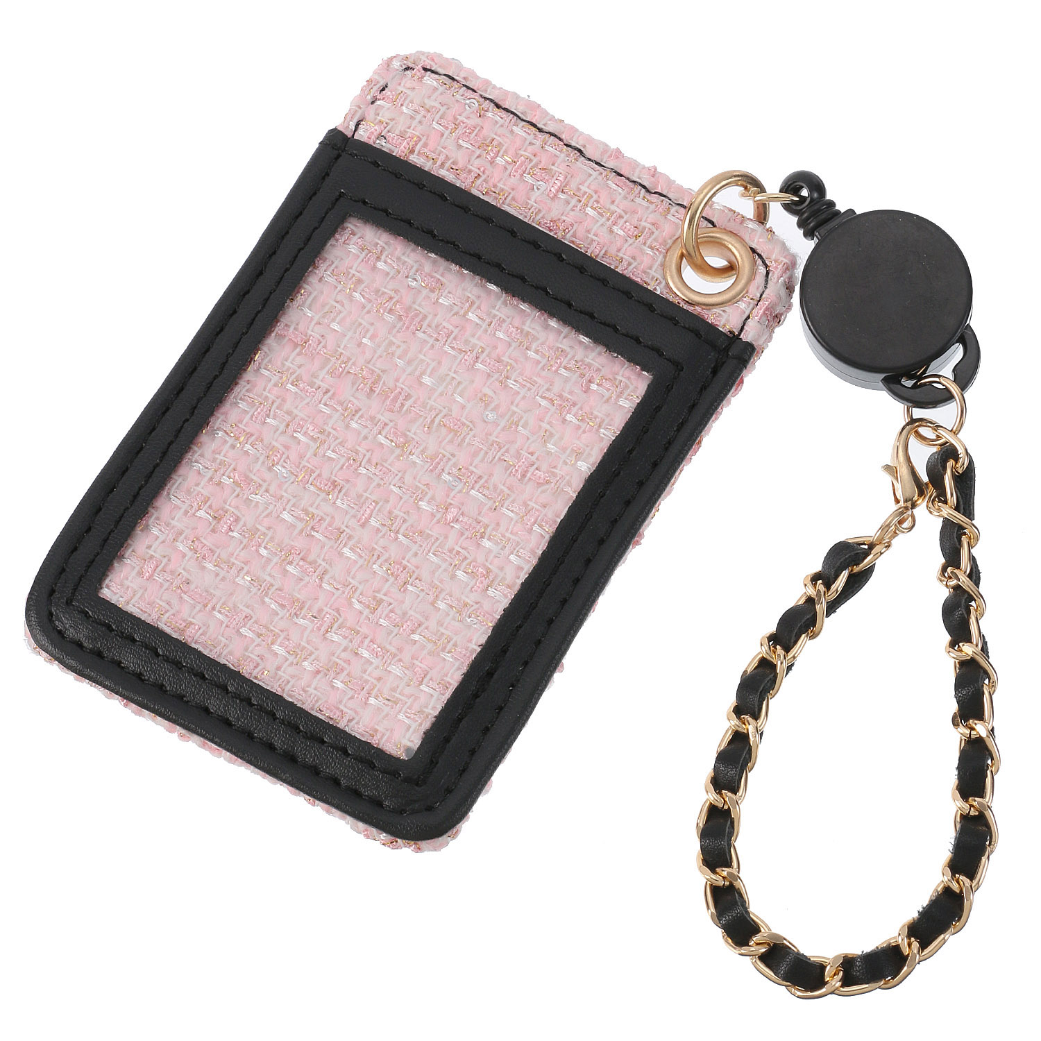 デコレーション カラフルツイードパスケース - 画像3