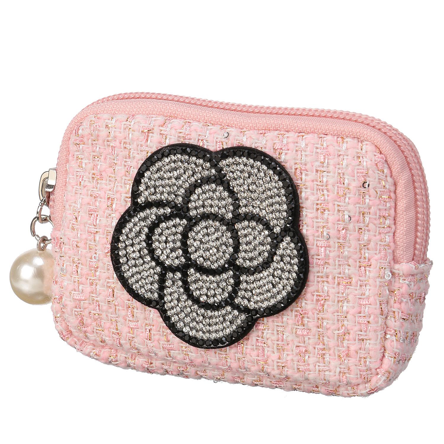 デコレーション カラフルツイードミニポーチ - 画像3