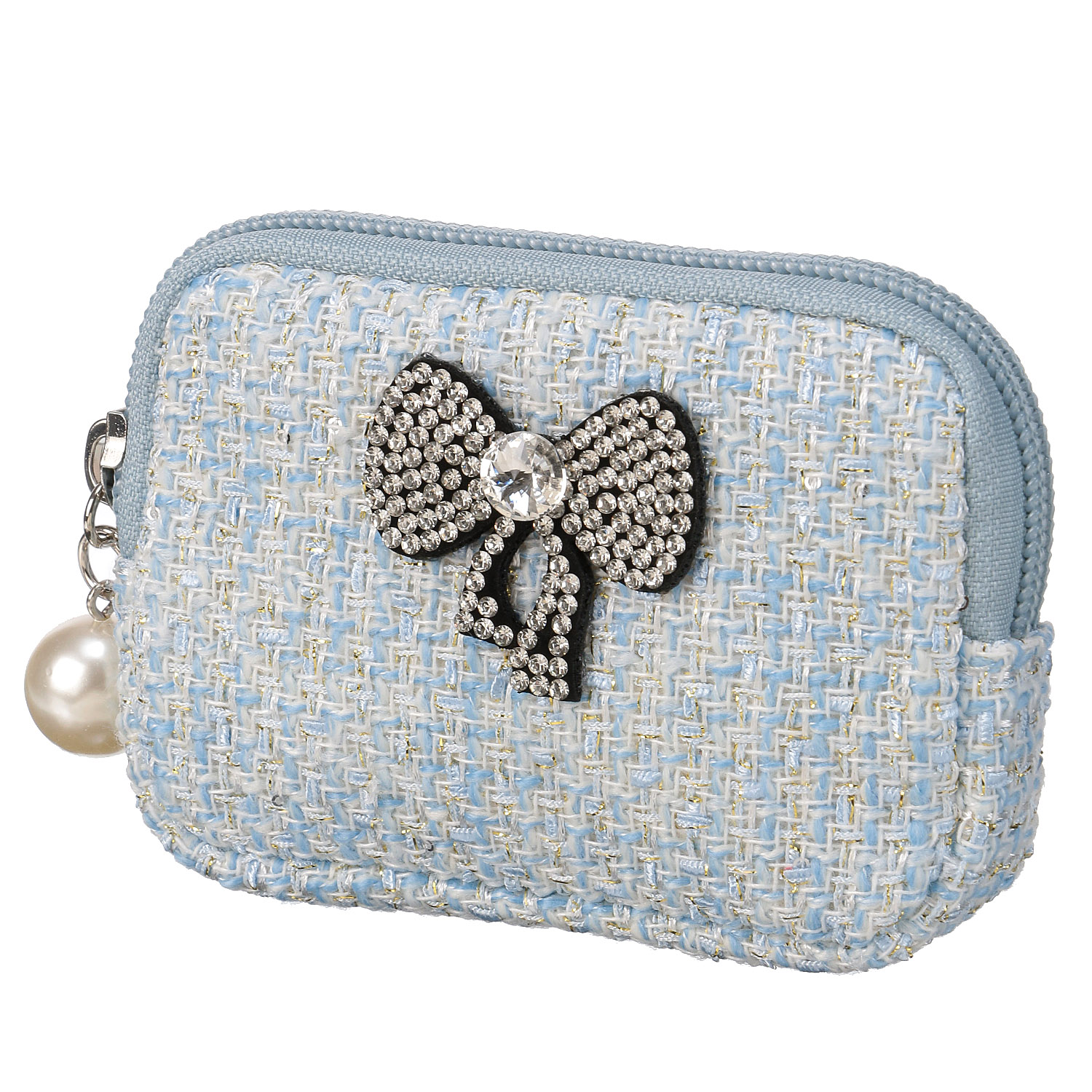 デコレーション カラフルツイードミニポーチ - 画像4